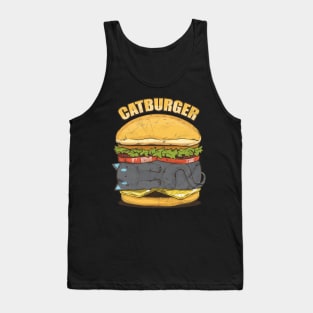 Cat Burger Kitty Cat Lady Gift Tank Top